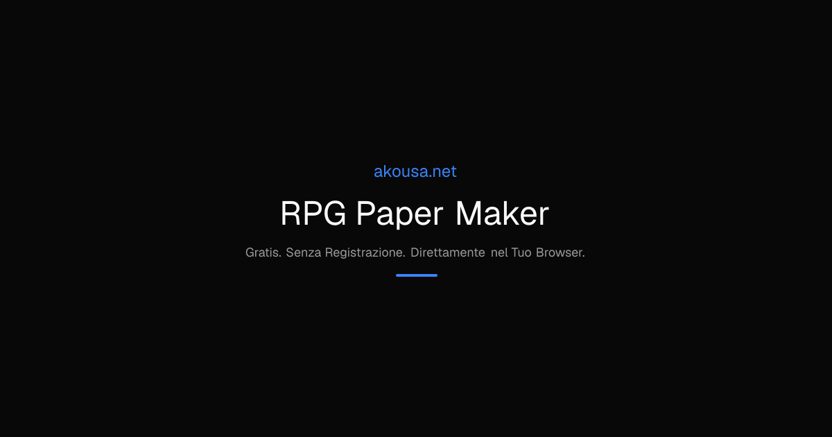 RPG Paper Maker — Free Open Source Alternative | akousa.net | Akousa
